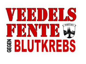 Veedels Fente gegen Blutkrebs-Logo