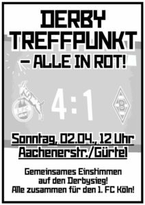 Derby Treffpunkt - Alle in Rot!
