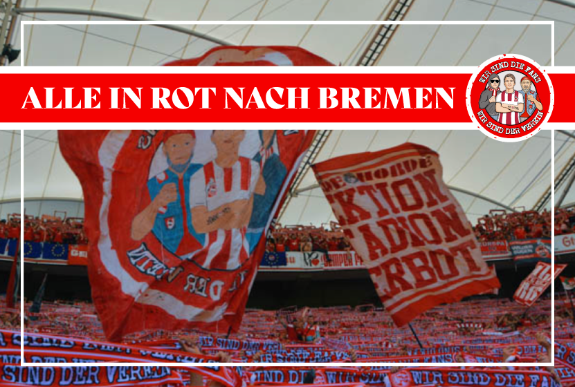 ALLE IN ROT NACH BREMEN