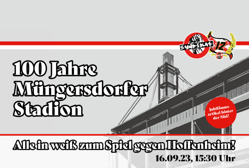 100 Jahre Müngersdorfer Stadion-Grafik