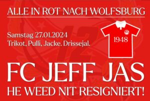 ALLE IN ROT NACH WOLFSBURG