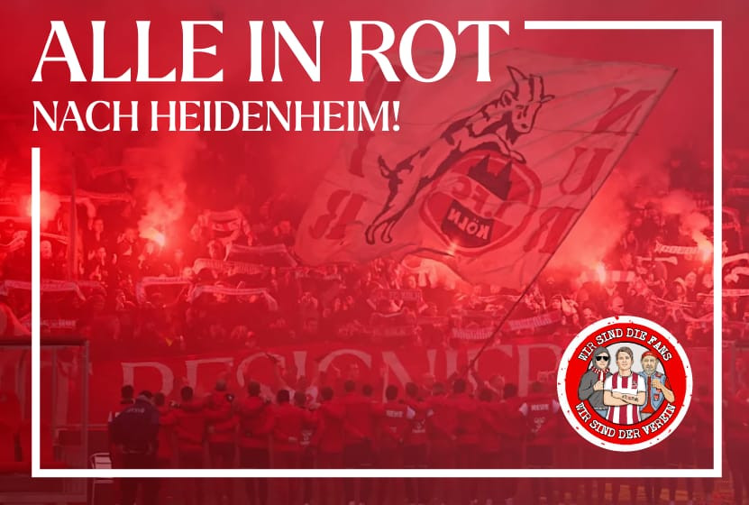 Alle in Rot nach Heidenheim-Flyer