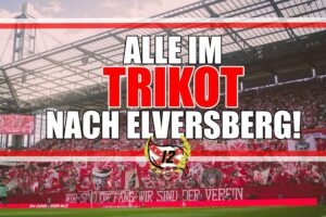 Alle im Trikot nach Elversberg!-Flyer