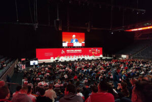 Mitgliederversammlung 1. FC Köln 2024 in der Arena.
