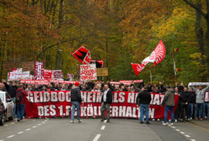 Demonstration zum Erhalt des Geißbockheims